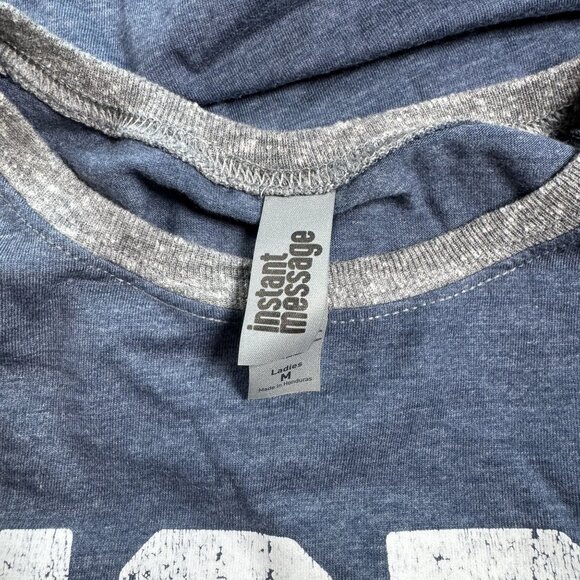 Nope Not Today Ladies Raglan Shirt Medium By Instant Message - Picture 4 of 8